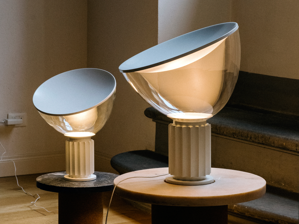 Flos Taccia lamp, White Lamps